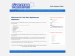 Choose Five Star Appliances for whiteware appliance repair and servicing in the Hamilton area, New