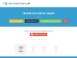 Creare un forum - forumattivo. com - Forum gratuito