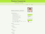 Site d'informations personnelles de Thomas Fouqueray, administrateur système Linux