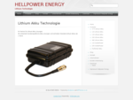 Lithium Akku Technologie - HELLPOWER ENERGY