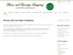 Horse and Carriage Company. Horse drawn wedding carriage, horse drawn hearse, horse transport