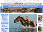 Horse riding in Greece Crete Island Odysseia Stables