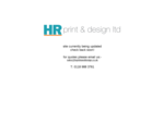 HR Print and Design, Reading, UK | Digital Print | Litho Print | Short Run Print | Short Run ...