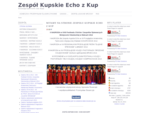 Strona Zespołu Kupskie Echo z Kup, Gesanggruppe Echo aus Kupp