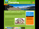 Lake District Camping Cumbria Campsites The Lakes, Keswick, Windermere, Ambleside, Ullswater