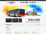 SluÅ¾bene internet stranice autobusnog kolodvora Zadar, vlasniÅ¡tvo tvrtke Liburnija d. o. o.