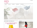 Midj produce sedie, sgabelli e tavoli avvalendosi della collaborazione di famosi designer italiani