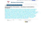 Montana Automobiles - Automobiles d'occasion situé à Fontaine vous accueille sur son site à Font...