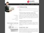 ProSolvo Outsourcing Kadrowo-PÅacowy specjalizuje siÄ w podnoszeniu efektywnoÅci Firmy poprzez na