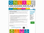 OnlineCrosswords. net - Free Daily Crossword Puzzles