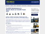 Pro-Mech Forklift Services, Sheffield, UK - forklift trucks, forklift services, fork lifts, ...