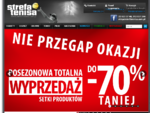 Sklep tenisowy strefatenisa. com. pl to największy wybór w sieci sprzętu tenisowego. Rakiety, odzi
