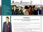 School uniforms and school blazers by Academic Schoolwear, a division of Style Rite Manufacturing L