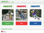 Trikke Europe - language and product selector