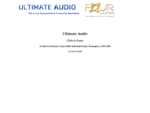 Ultimate Audio | Home Page