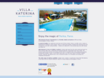 Paros Greece holiday accommodation Villa Katerina offers studios and family apartments for rent. En