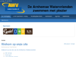 Website van zwemvereniging de Arnhemse Watervrienden