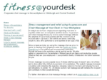 Acupressure and chair massage - seated massage offers stress relief at your desk in Edinburgh