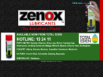 Zenox Lubricants - The Australian's Choice - Home