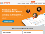 Zimbra offers Open Source email server software and shared calendar for Linux and the Mac.